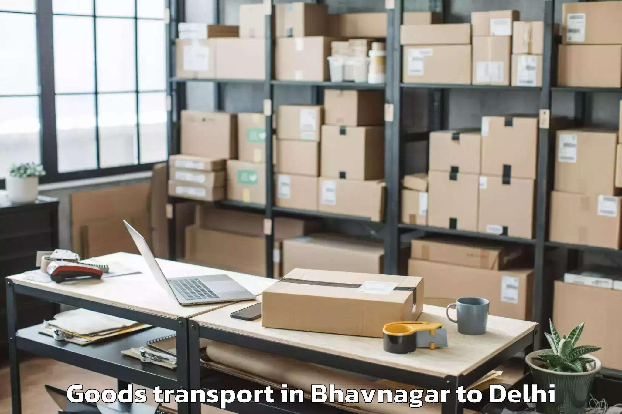 Hassle-Free Bhavnagar to East Delhi Mall Goods Transport